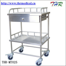 Медицинская тележка для обработки нержавеющей стали (THR-MT241)